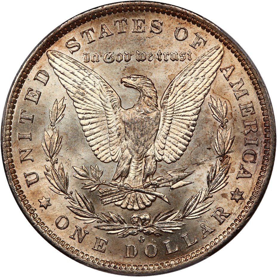 image for: 1884-O $1 PCGS MS64 (VAM-10, O/O)