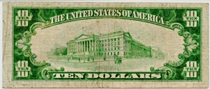 image for: FR. 1860B* 1929 $10 FRBN New York PMG Very Fine 25