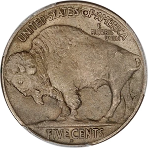 image for: 1927-D 5c PCGS XF Details (Corrosion Removed)