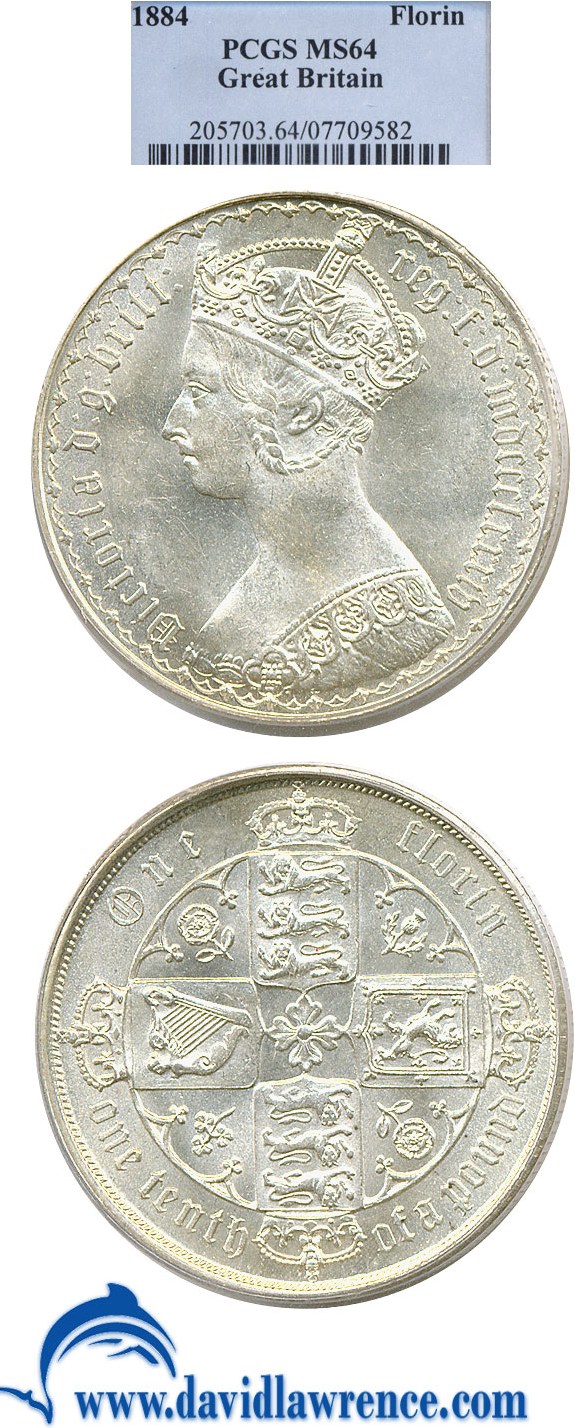 1884 Florin MS