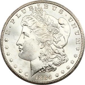 image for: 1884-CC $1 NGC/GSA MS66 ex: GSA Hoard