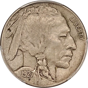 image for: 1927-D 5c PCGS XF Details (Corrosion Removed)