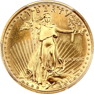 image for: 1990 Gold Eagle $5 PCGS MS69