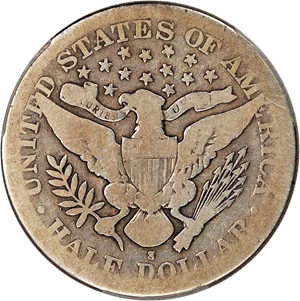 image for: 1896-S 50c PCGS AG Details (Cleaned)
