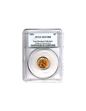 image for: 1951 1c PCGS MS67 RD
