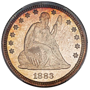 image for: 1883 25c PCGS/CAC Proof 65
