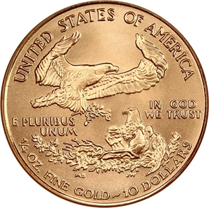 image for: 2006 Gold Eagle $10 NGC MS69 (First Strikes)