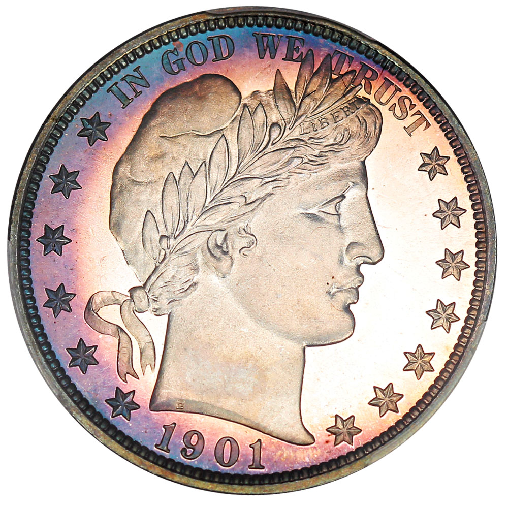 image for: 1901 50c PCGS/CAC Proof 67+ CAM