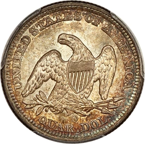 image for: 1859-O 25c PCGS MS65