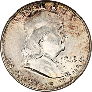image for: 1949 50c NGC MS64