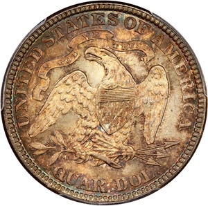 image for: 1887 25c PCGS/CAC MS65+