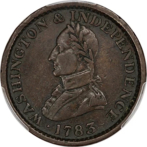 image for: 1783 Washington Copper PCGS XF40 (Military, Large Bust)