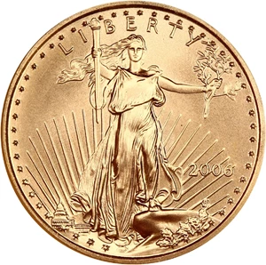 image for: 2006 Gold Eagle $10 NGC MS69 (First Strikes)
