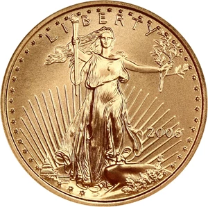 image for: 2006 Gold Eagle $10 NGC MS69
