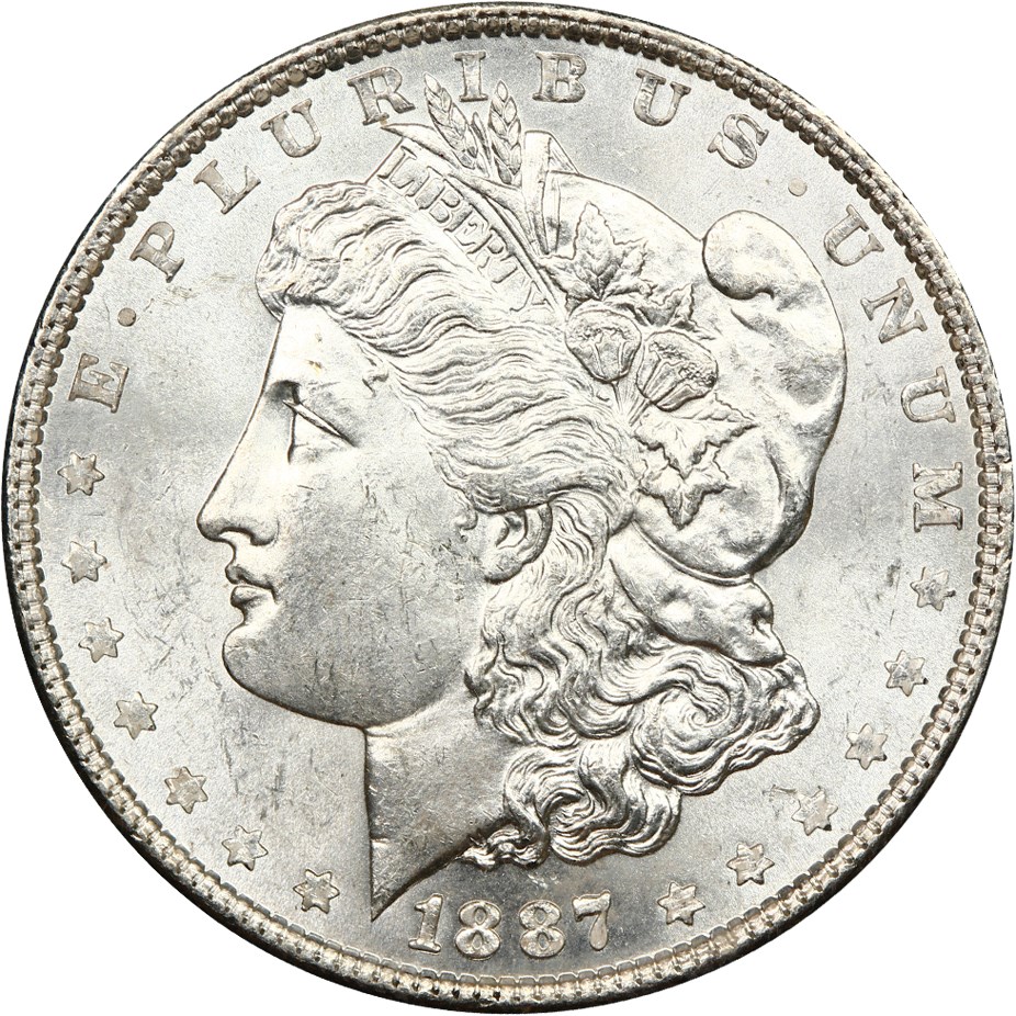 image for: 1887 $1 NGC/GSA MS63 