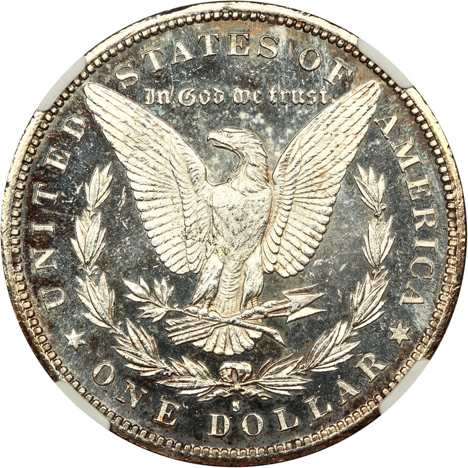 image for: 1887-S $1 NGC MS62 (VAM-4, Doubled Date)