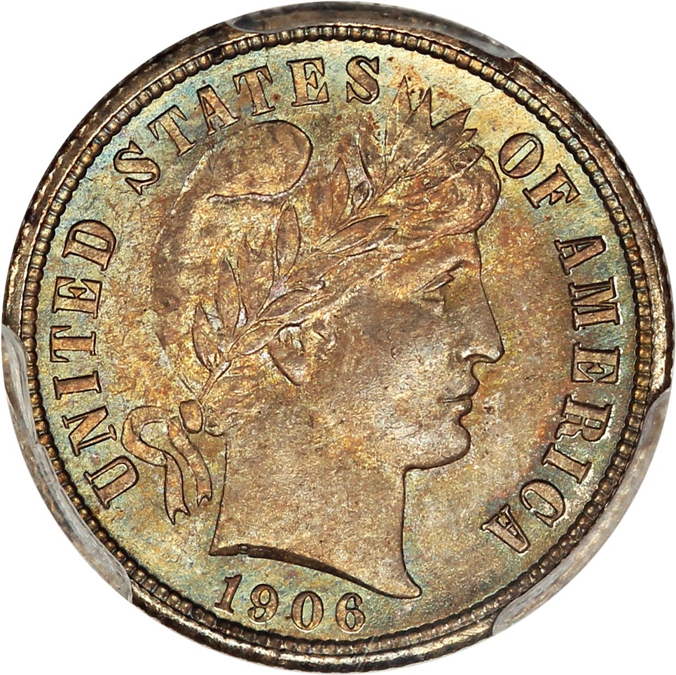 image for: 1906-S 10c PCGS MS66 ex: Pittman
