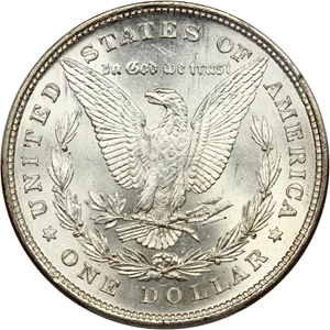 image for: 1878 8TF $1 PCGS MS65 (VAM-5, Doubled RIB) ex: California