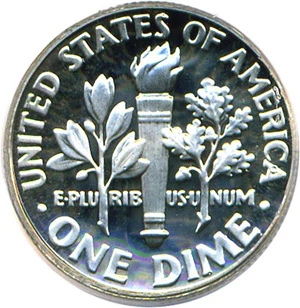 image for: 2005-S 10c PCGS Proof 69 DCameo
