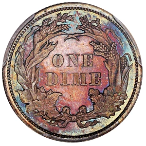 image for: 1872 10c PCGS/CAC Proof 66