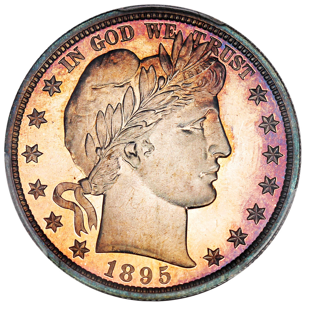 image for: 1895 50c PCGS/CAC Proof 67