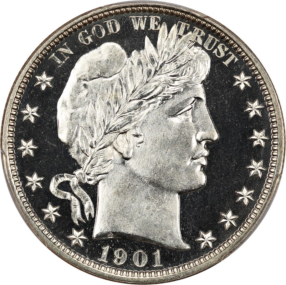 image for: 1901 50c PCGS/CAC Proof 65+ CAM
