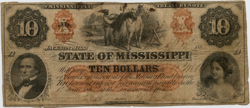 1862 $10  Payable in 1864 (Fr. MSCR4Ac)