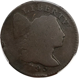 image for: 1795 1c PCGS AG Details (Lettered Edge, Rim Damage, S-75)