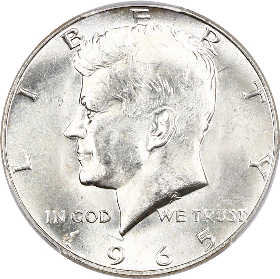 image for: 1965 50c PCGS MS65