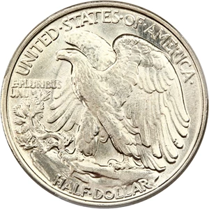 image for: 1944 50c PCGS UNC Details (Cleaned)