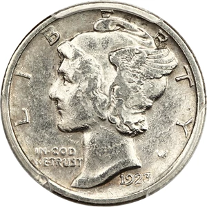 image for: 1923-S 10c PCGS AU Details (Scratch)