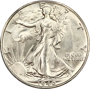 image for: 1940-S 50c PCGS UNC Details (Cleaned)