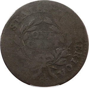 image for: 1795 1c PCGS AG Details (Lettered Edge, Rim Damage, S-75)