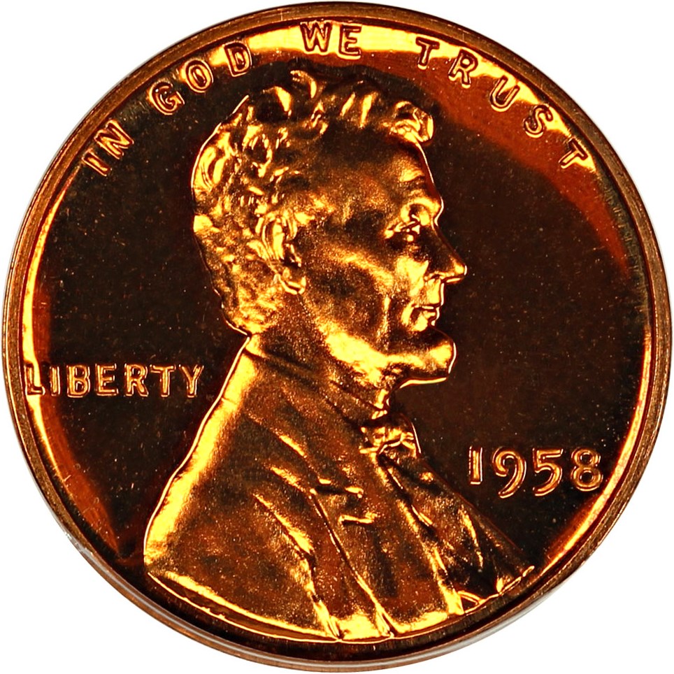 image for: 1958 1c PCGS Proof 67 RD CAM