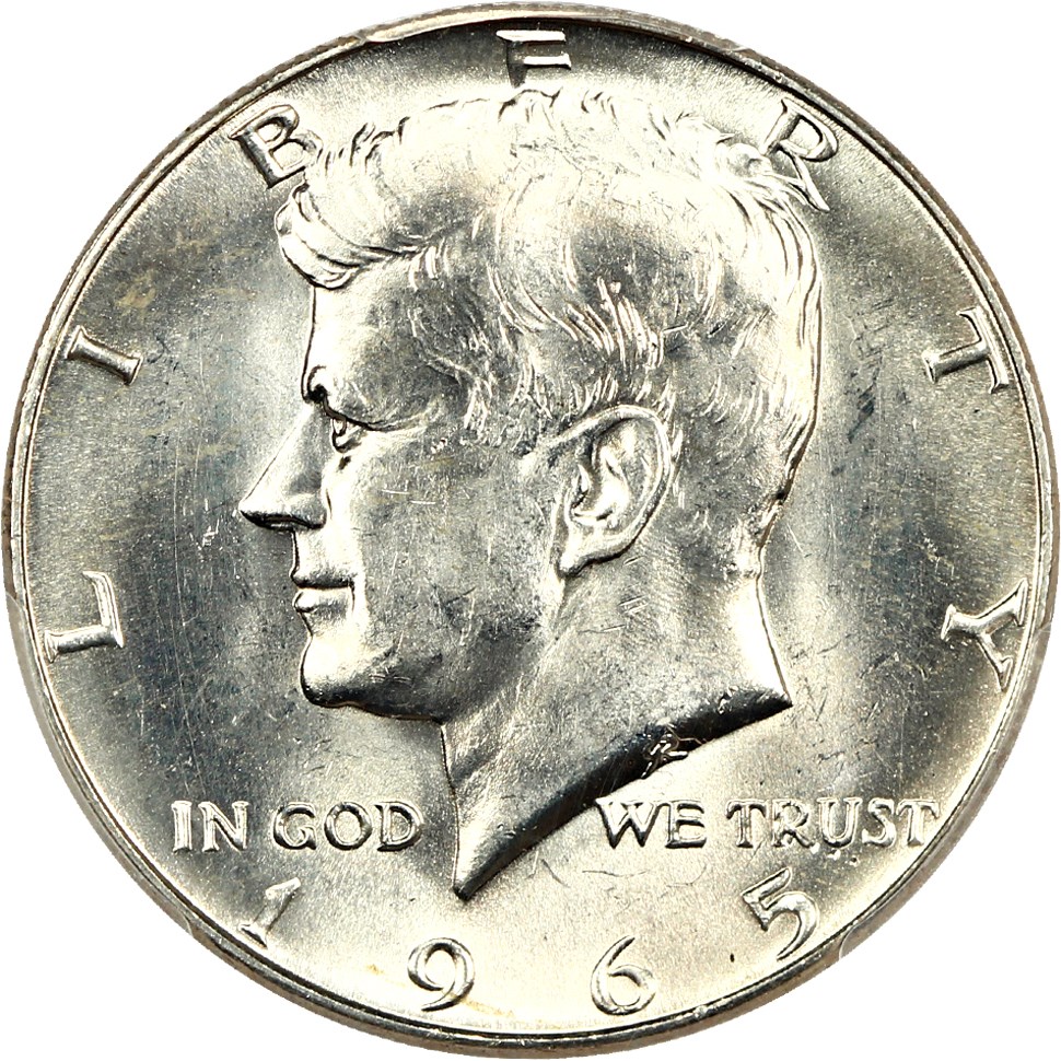 image for: 1965 50c PCGS MS65