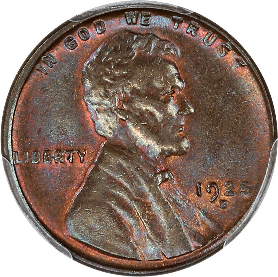 image for: 1925-D 1c PCGS/CAC MS62 BN