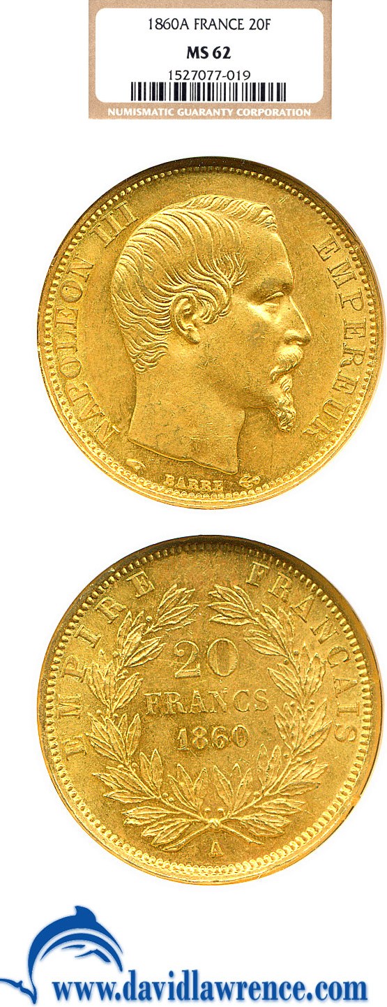 1860-A     20 Fr MS ( KM-781.1) thumbnail 5