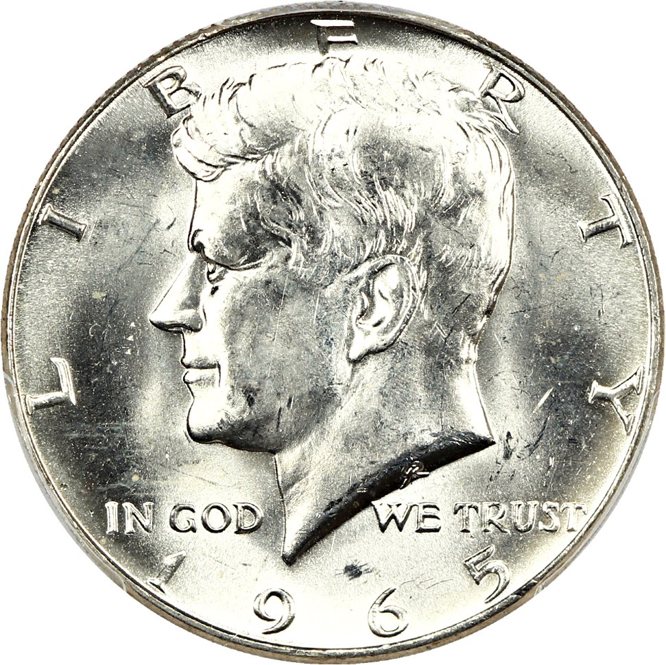 image for: 1965 50c PCGS MS65