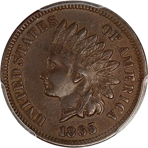 image for: 1865 1c PCGS XF40 (Plain 5)