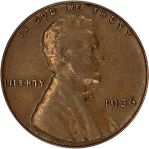 image for: 1936 1c PCGS VF35 (Doubled Die Obverse, Type 1)