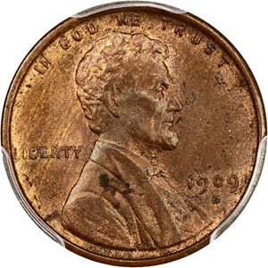 image for: 1909-S/Horiz S Lincoln 1c PCGS MS63 RB
