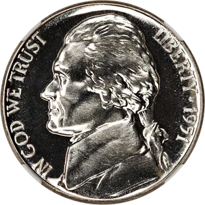 image for: 1951 5c NGC Proof 68