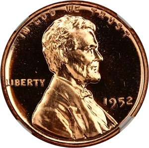 image for: 1952 1c NGC Proof 67 RD CAM
