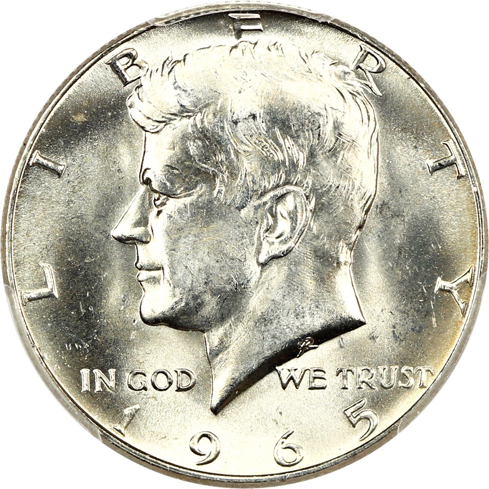 image for: 1965 50c PCGS MS65