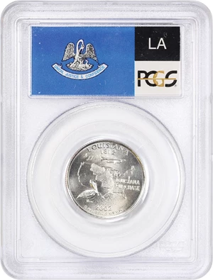 image for: 2002-P Louisiana 25c PCGS MS66