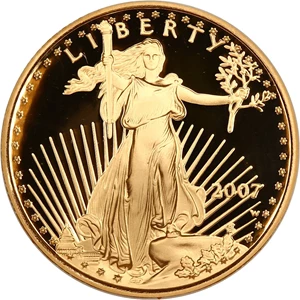 image for: 2007-W Gold Eagle $10 NGC Proof 69 UCAM