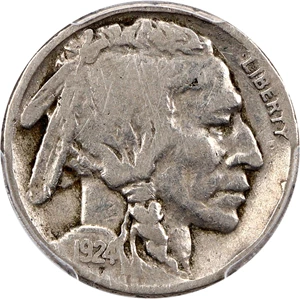 image for: 1924-S 5c PCGS VG Details (Edge Repaired)