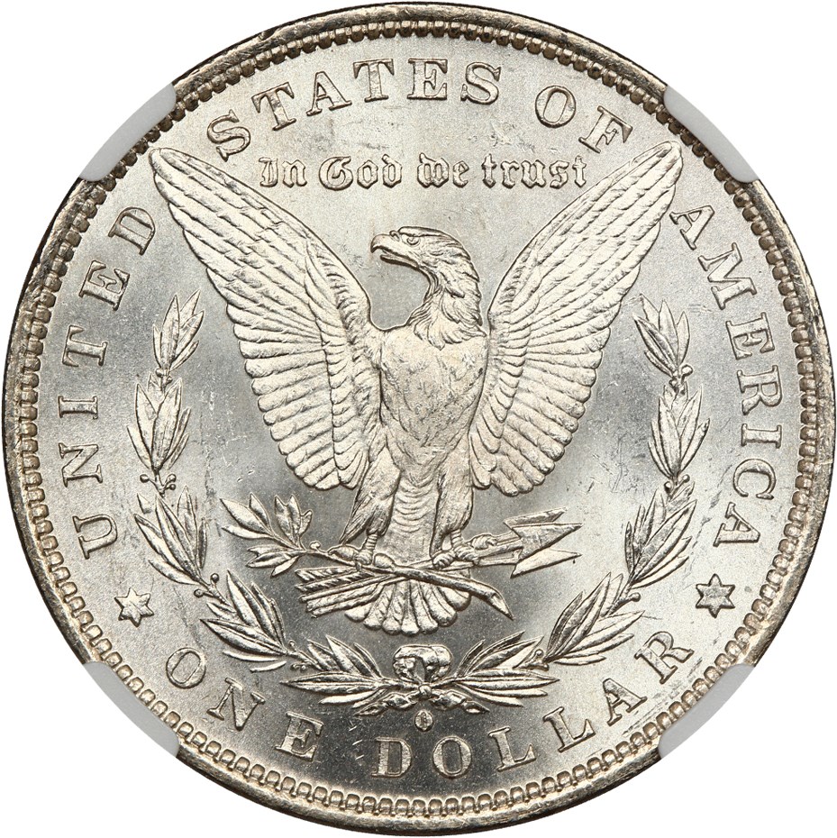 image for: 1881-O $1 NGC MS63 (VAM-5, Gouged "O")