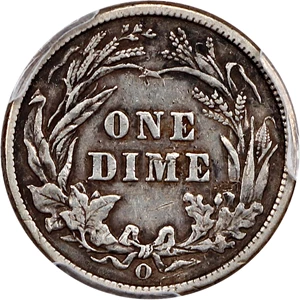 image for: 1903-O 10c PCGS VF Details (Damage)