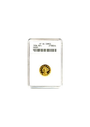 image for: 1906 $2 1/2 ANACS Proof 64 Cameo